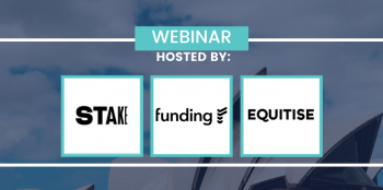 Funding, Stake and Equitise logos