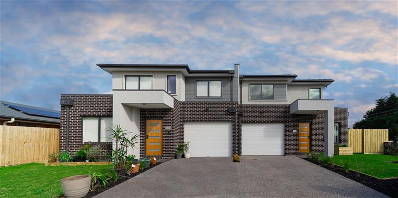 New build duplex townhouses